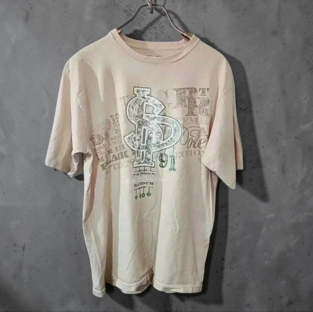 Vintage 2000s South Pole Platinum Mens Short Sleeve Graphic Tee Size La…